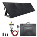 VLAIAN 400W Portable Solar Panel for Power Station Generator,400 Watt Foldable Solar Panel Charger with MC4 Output,3-in-1 DC Connector,23.5% High Efficiency for Outdoor Camping RV Travel (400W)