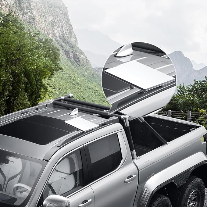 XLTTYWL Starlink Mini Mount, 0.47''-1.89'' Anti-Rust Mimi Starlinks Roof Rack Mount for Accessories Star Link Mini Dishy, Fits Star Link Mimi Standard Pole RV,Caravans,Van Mobility
