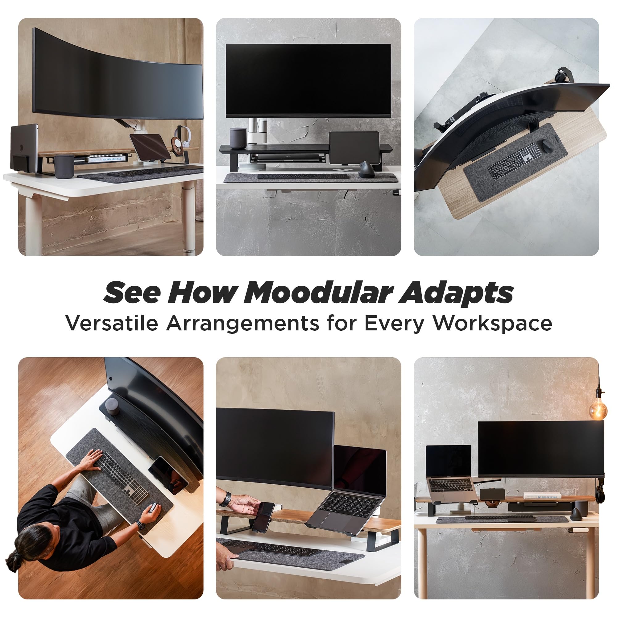 ULTRARM Moodular Storage Tray Add-On for Slide Rails, Do Not Use Alone