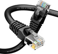 GEARit Cat 6 Ethernet Cable (1-Pack 50 Feet) Cat6 Network Patch, 10Gbps, RJ45, Snagless Cord, Gold-Plated Connectors, Internet for PC, TV, Tablet, Router, Printer, Servers, IT Data Center - Black