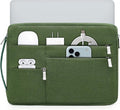 HYZUO 14-15 Inch Laptop Sleeve Bag for MacBook Air 15 M4 M3 M2, MacBook Pro 15, 15" Surface Laptop, XPS 14/15 Plus, Portable NoteBook Case for 14" HP Dell Lenovo ThinkPad Acer, Grass Green