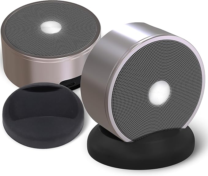Stereo Bluetooth Speakers - Wireless Computer Speaker for Desktop Laptop PC for Boys & Girls Sister Brother Mom & Dad - Bluetooth Stereo Speakers Home Theater Gaming Rose Gold