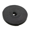 Saisn Reusable Fastening Tape Cable Ties 3/4 Inch Double Side Hook Roll (10 Yard, Black)