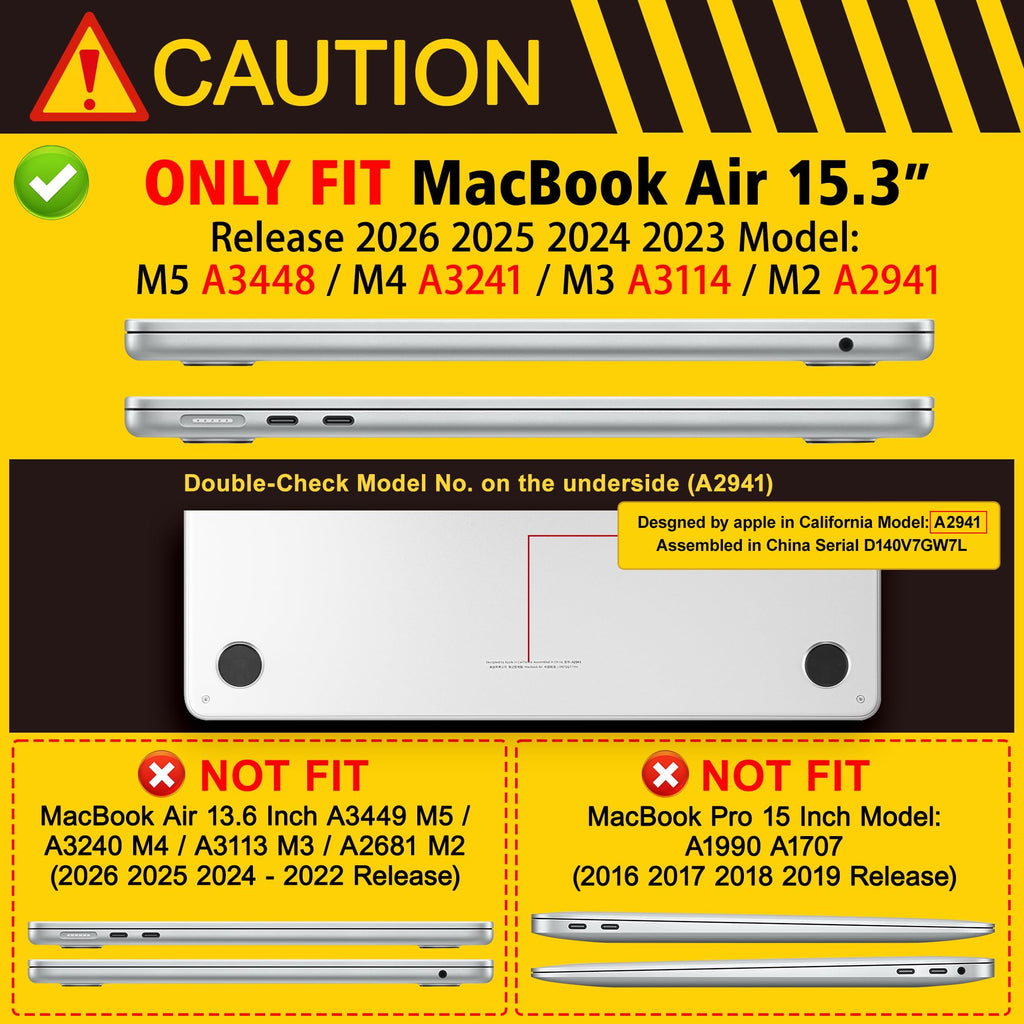 Lepeoac Case for 2026/2025/2024/2023 MacBook Air 15-inch Laptop Release M5 A3448 /M4 A3241 /M3 A3114 /M2 A2941, Stylish Protective Hard Shell Cover for MacBook Air 15.3 inch, Abstract Art P492