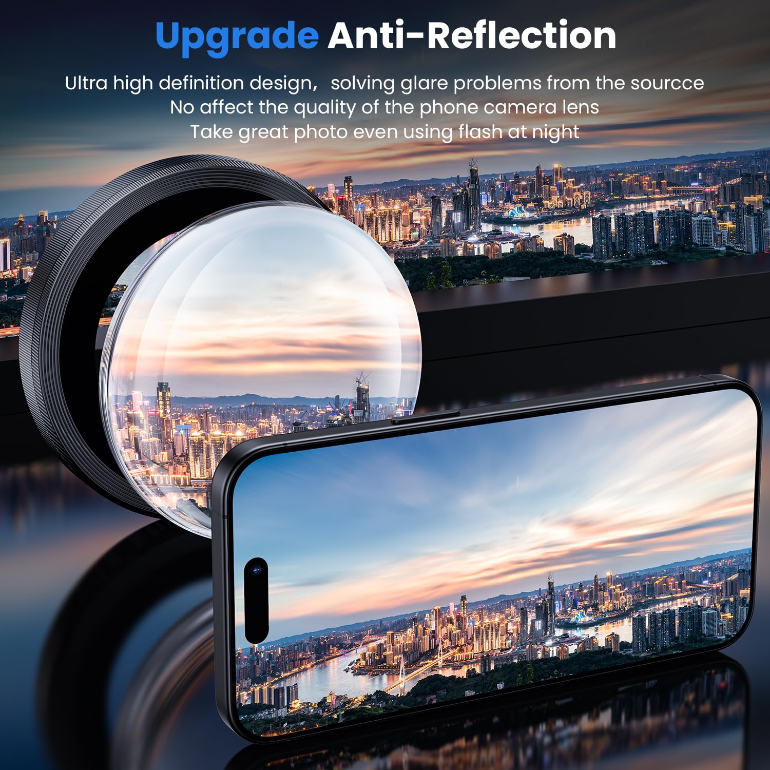 WSKEN for iPhone 16 Pro/iPhone 16 Pro Max Camera Lens Protector