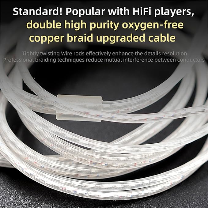 KZ ZSN PRO X in Ear Monitor Headphones Gaming Earbuds, High Fidelity Wired Earbuds, Hybrid Dual Driver IEMS Earphones with 1BA 1DD Detachable Tangle-Free Cable for Computer Tablet (Gold, with Mic)