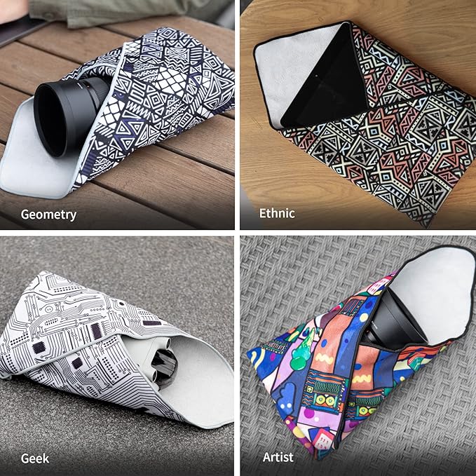 PGYTECH Protective Wrap, Anti-scratch Lens Camera Wrap, Lens protector, Magic Self-Adhesive Cloth Protective Camera Wrapper for DSLR/Phone/Accessories