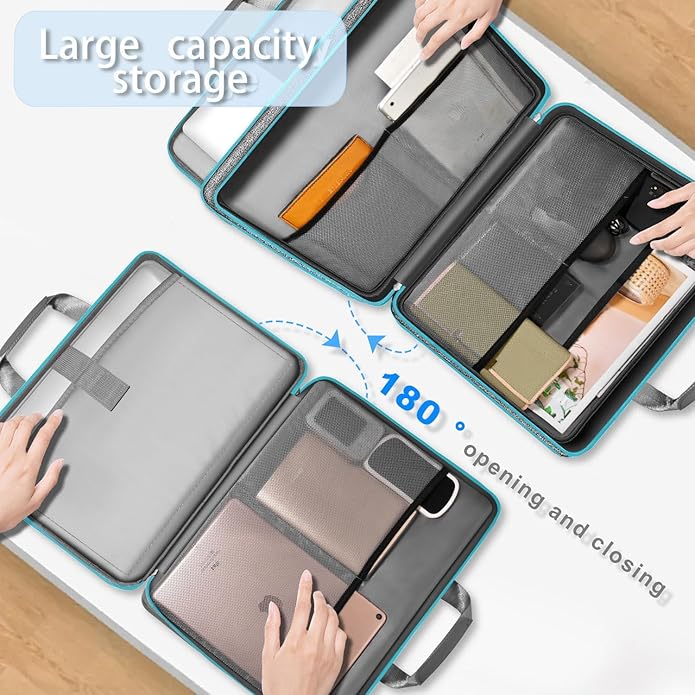 ZINZ Laptop Case Computer Sleeve Briefcase with Multi-pockets for 11.6 12.9 13 13.3 14 15 15.6 16 inch Notebooks