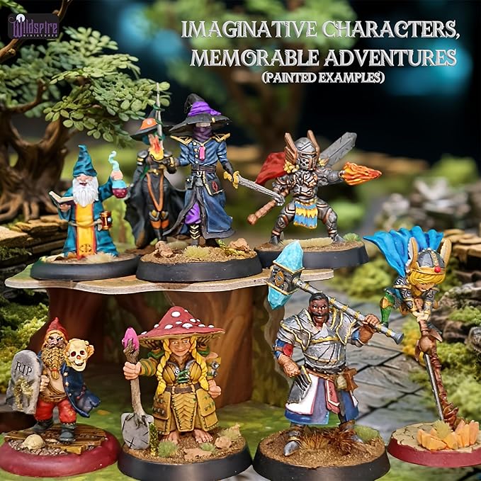 Spellblades & Enchanted Objects for DND Miniatures 28mm-32mm Player-Characters, NPC Bulk D&D Minis Unpainted Dungeons & Dragons Figures Accessories for Fantasy Tabletop RPG DND Pathfinder