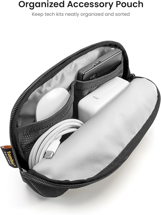 tomtoc 360 Protective Laptop Sleeve Set for 15-inch MacBook Air M4/A3241 2025, M3/A3114 M2/A2941, 15-inch MacBook Pro A1990 A1707, Dell XPS 15 Plus, Water-Resistant Laptop Case with Accessory Pouch