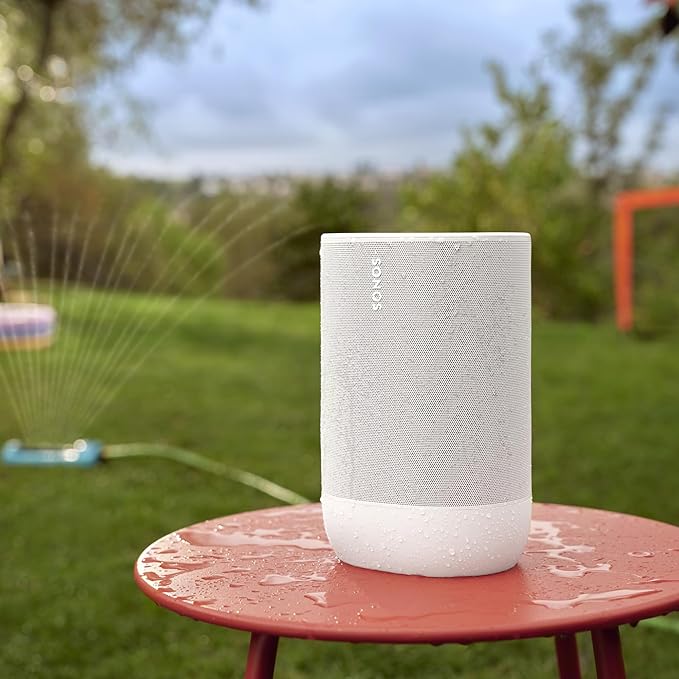Sonos Move 2 - White - Wireless Portable Bluetooth Speaker