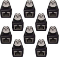 Ethernet Surge Protector (10 pack) PoE+ Gigabit (with DIN rail mount option) Gas Discharge Tube for Full Protection - RJ45 Lightning Suppressor - LAN Network CAT5/CAT6 Thunder Arrestor - Tupavco TP309