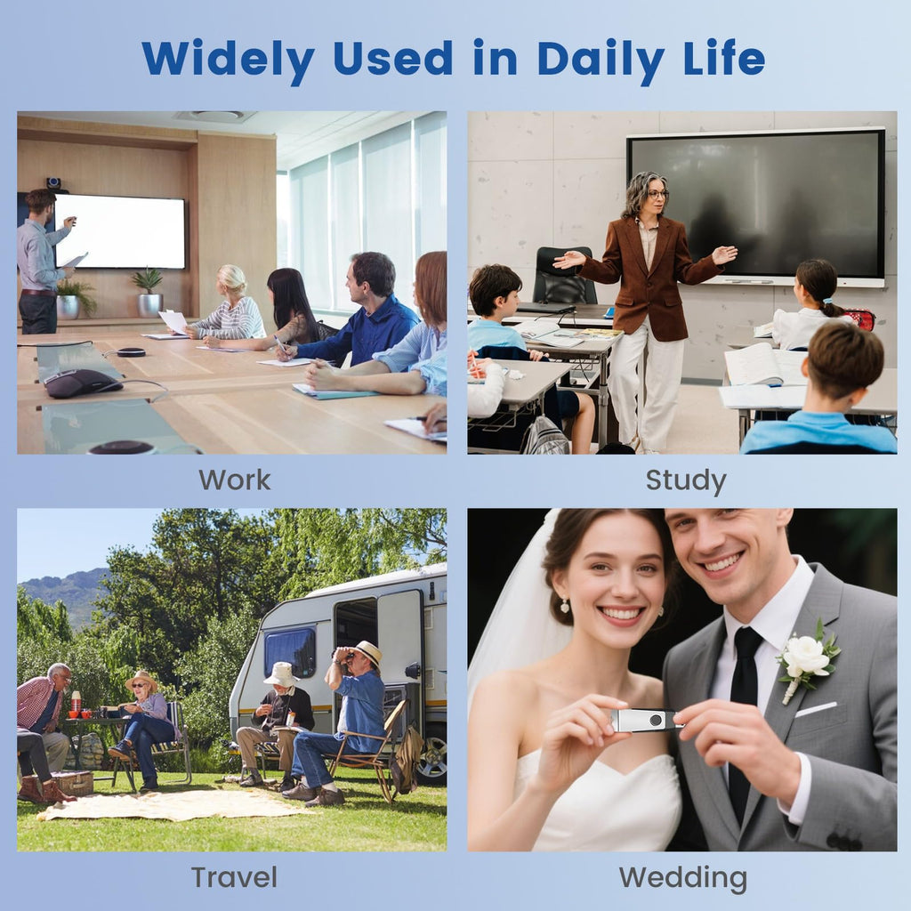 4GB Flash Drive 2 Pack, Wooolken USB 2.0 Thumb Drives Memory Stick