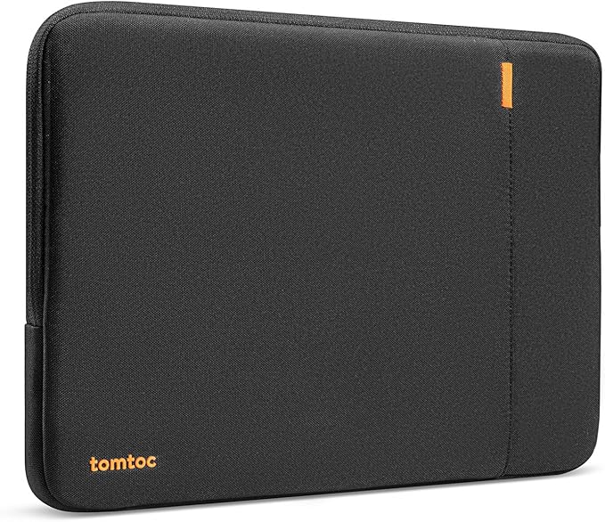 tomtoc 360 Protective Laptop Sleeve for 14-inch MacBook Pro M4/M3/M2/M1 Pro/Max A3112 A3401 A3185 A2992 A2918 A2779 2024-2021, Water-Resistant Case Bag with Accessory Pocket for 13.8 Surface Laptop 7