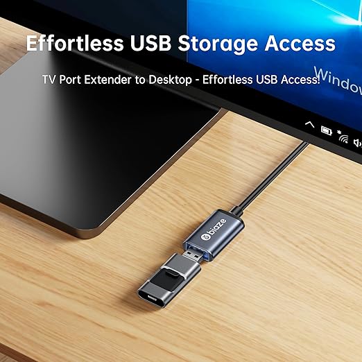 USB Extension Cable USB 3.0 Extension Cord Type A Male to Female Cord Nylon Braided High Data Transfer Compatible with USB Keyboard, Mouse, Flash Drive(10ft)
