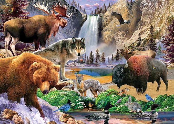 MasterPieces 500 Pieces Jigsaw Puzzle for Adults, Family, Or Youth - Yellowstone National Park - 15"x21"