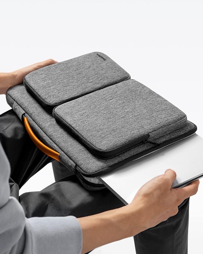 tomtoc 360 Protective Laptop Carrying Case for 15.6-16.2 Inch Acer Aspire 5/7, Lenovo Legion 5i Pro Gen 7, The Razer Blade 17, Dell Inspiron 16/XPS 17, LG Gram 17, More Asus Thinkpad Chromebooks