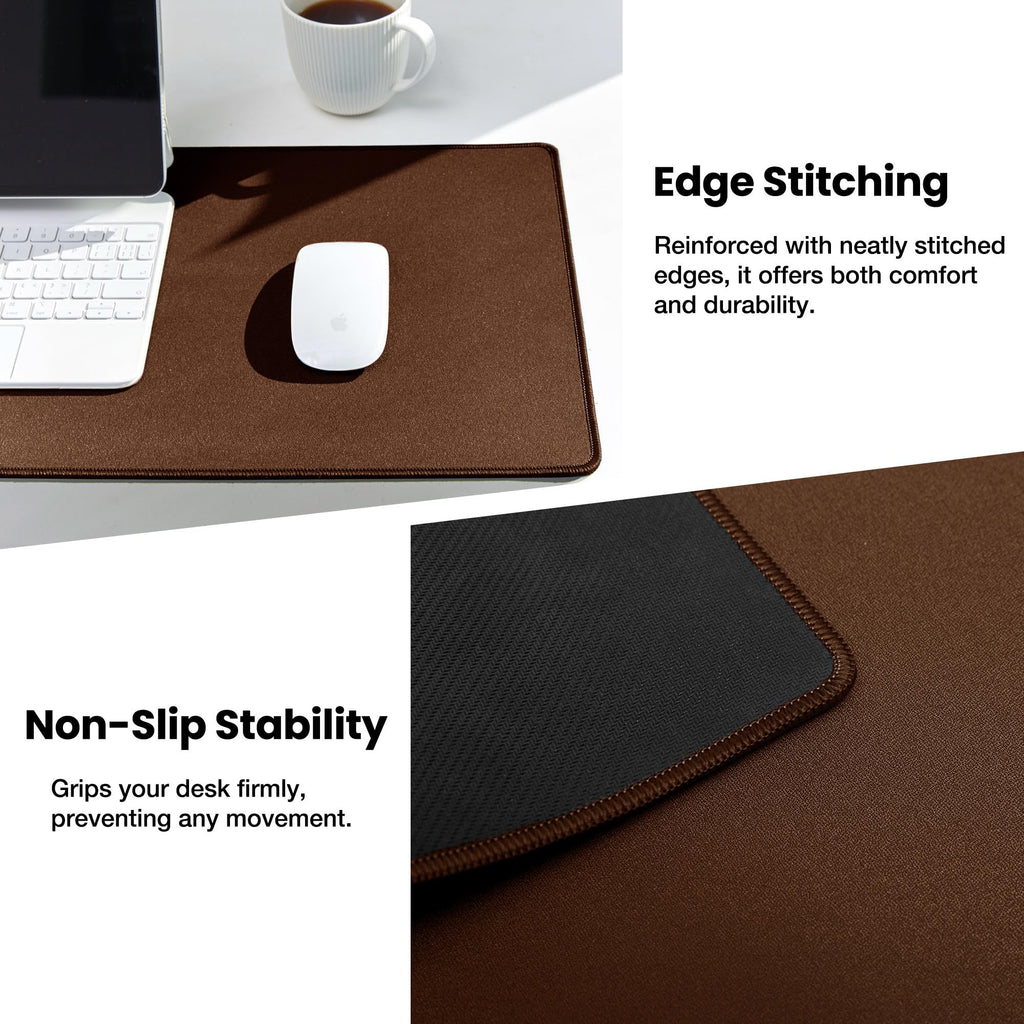 ALOANES Non-Slip Extended Mouse Pad Office&Home Desk Mat Stitched Edge