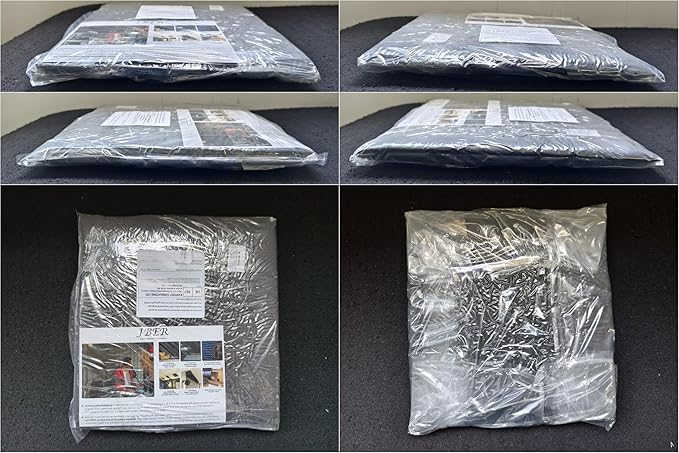 JBER 12 Pack Acoustic Foam Panels, 1" X 12" X 12" Sound Proof Foam Panels for Walls, High Desnsity Studio Soundproofing Wedges - Fire Resistant & Noise Absorbing for Studio, Office, Home (Blue)