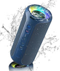 Ortizan Bluetooth Speaker, IPX7 Waterproof, Portable Speakers with HD Sound, Deep Bass, RGB Lights (Notice: X8 Pro Navy and X8 Pro Blue Cannot be paired via TWS Due to Different Bluetooth Versions)