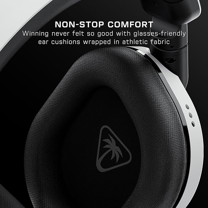 Turtle Beach Stealth 600 Wireless Multiplatform Amplified Gaming Headset for Xbox Series X|S, Xbox One, PC, PS5, PS4, & Mobile – Bluetooth, 80-Hr Battery, Noise-Cancelling Mic – White
