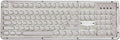 Azio RC Prestige Mechanical Keyboard, Bluetooth 5.0, Hot-Swappable Switches, PC/Mac (Ivory/Brown Switches)