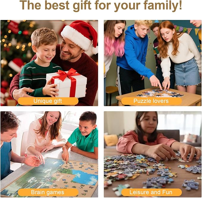 Personalized Photo Puzzle with Glossy Finish – Custom Jigsaw Puzzle 120/200/300/500/1000/1500 Pieces for Family, Couples, Pets, Birthdays, and Weddings (300-Vertical)