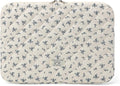 Puffy Laptop Sleeve 13-15.6 Inch Cute Quilted Laptop Protective Case Padded Floral Computer Sleeve for MacBook (A-Light Blue, 15 Inch)