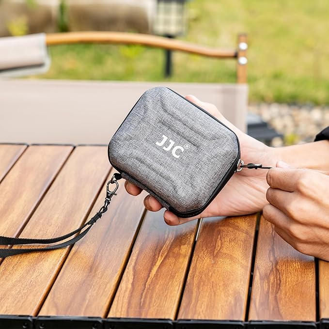 JJC Hard Shell Lens Filter Pouch Case for 10 Circular Filters Up to 67mm, Dustproof & Water-Resistant Camera Lens Filter Storage Wallet for ND UV CPL Filter