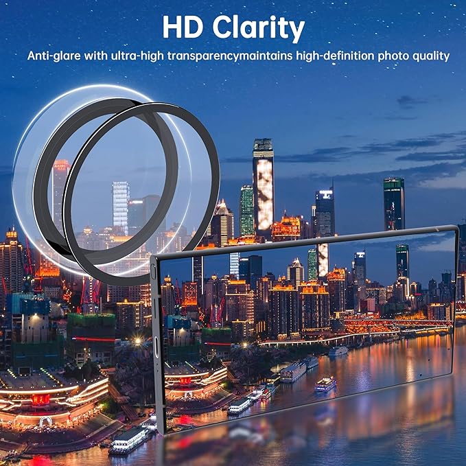 For Samsung Galaxy S25 Ultra Camera Lens Protector, Individual Lens Protector, Ultra HD 9H Tempered Glass Screen Protective Cover, Anti-scratch, Military Grade Drop Protection 2 Set. (Clear, S25 Ultra)