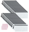 Vuzvuv 30pcs 9.1"x 4.5" Mesh Zipper Pouch Zipper Bags, Zipper Case Pouch Bulk, Mesh Bag for File, Makeup, Board Game Office Home Travel Storage