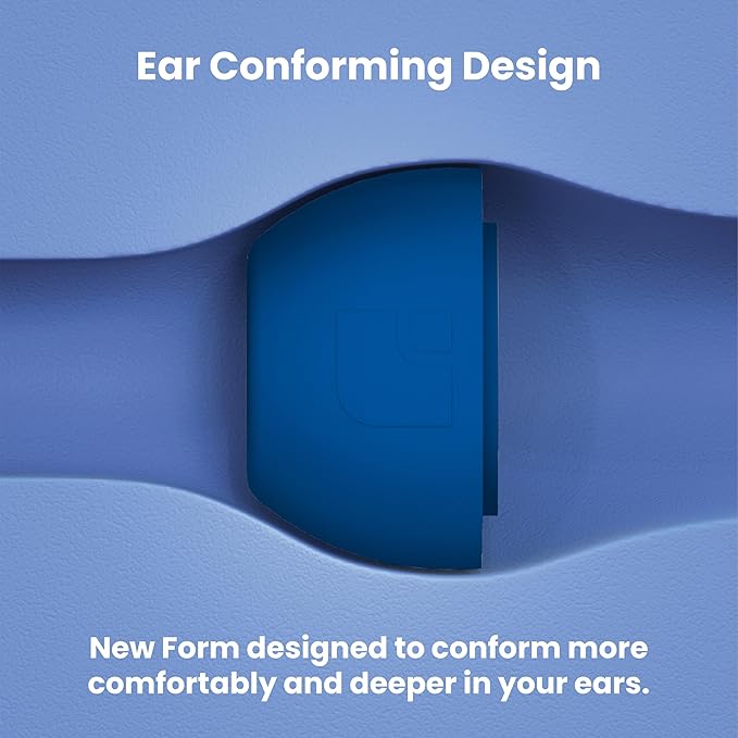 Foam Masters Ultra-Premium Memory Foam Ear Tips for AirPods Pro 1st & 2nd Gen | 3 Pairs | Black Magic Ver 6.0 | Secure | Comfort | Better Noise Cancel | Replacement Buds – Blue, Assorted S/M/L