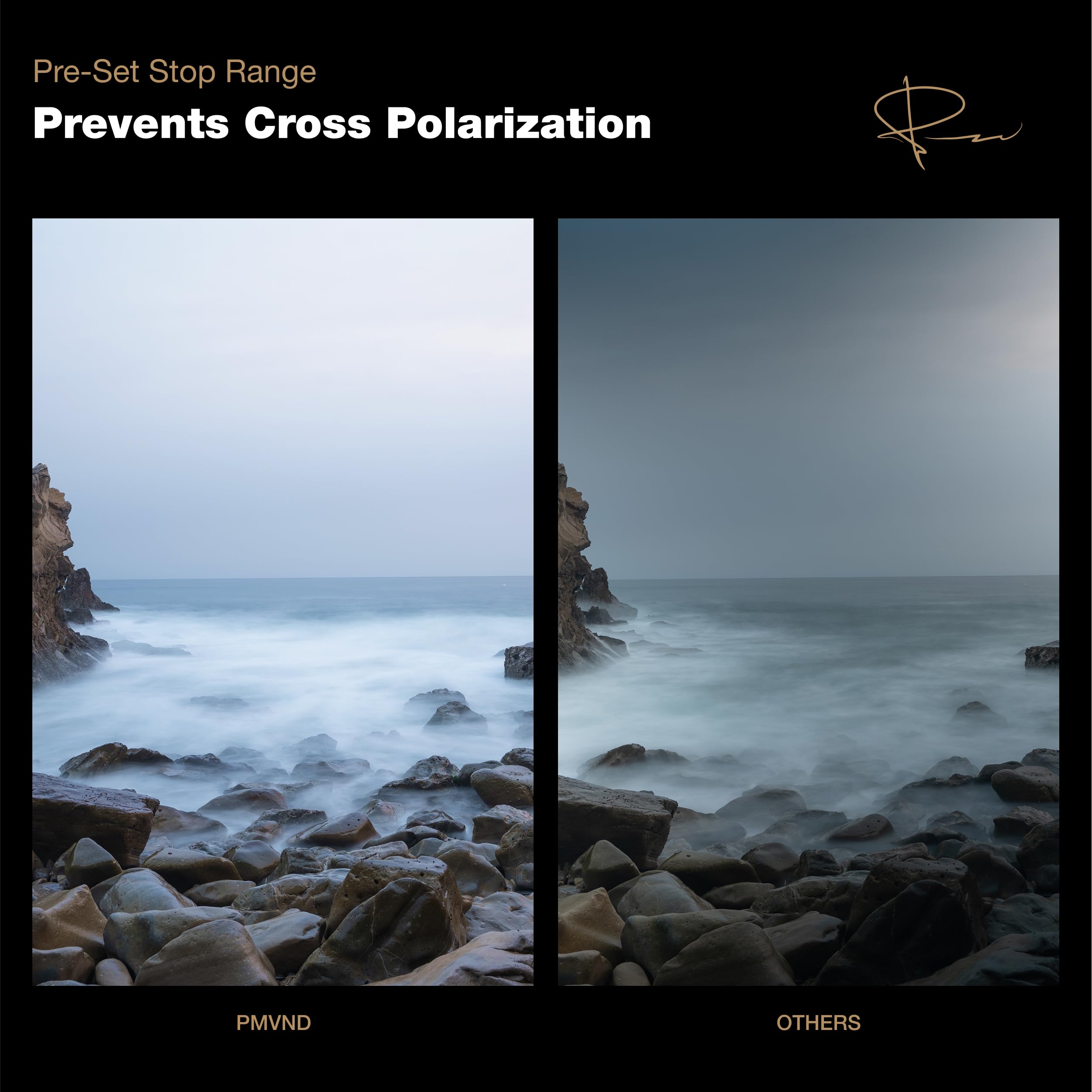 PolarPro 95mm Peter McKinnon VND Camera Filter - 6-9 Stop Variable Neutral Density Lens Filter for DSLR/Mirrorless Professional Video – PMVND Signature Edition II for Cinematic Shutter Speed Control