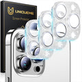 UniqueMe for iPhone 13 Pro Max/13 Pro Camera Lens Protector-Glitter Silver
