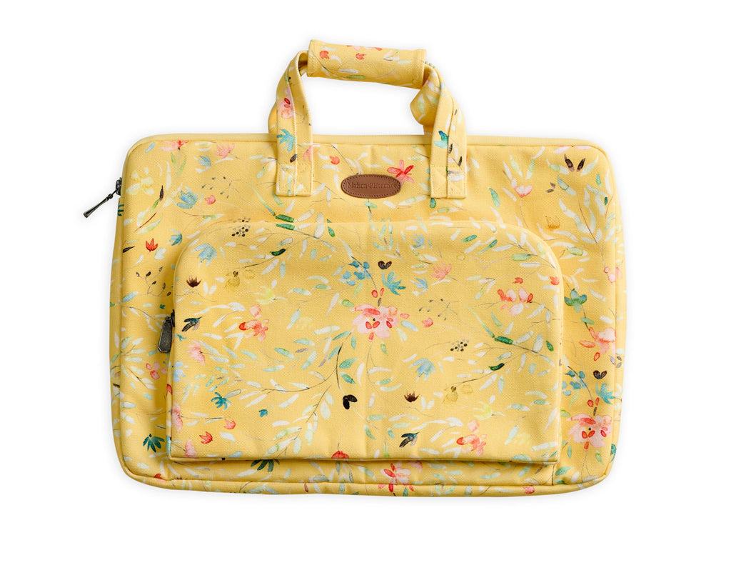 Maison d' Hermine Laptop Bag with Front Pocket Upto 15.5 inch Laptop Tablet