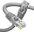 GEARit Cat 6 Ethernet Cable (1-Pack 1 Foot) Cat6 Network Patch, 10Gbps, RJ45, Snagless Cord, Gold-Plated Connectors, Internet for PC, TV, Tablet, Router, Printer, Servers, IT Data Center - Gray