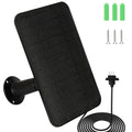 6W Solar Panel Charger for Blink Outdoor 4 (4th Gen), Solar Panel with 13.1ft Waterproof Charging Cable, Waterproof Rubber Plug, 360°Adjustable Mount and Micro USB and Type-C Port (for Blink 4-1PC)