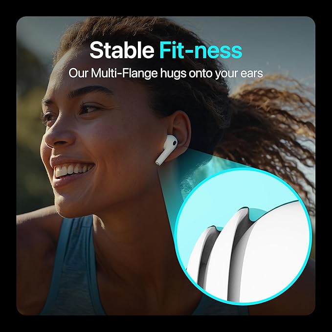 Premium Multi-Flange Eartips for AirPods Pro 1&2 (S/M/L) – Always Fits, Never Slips