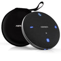 Conference Call Speaker and Microphone for Teams, Zoom, Home Office, Black