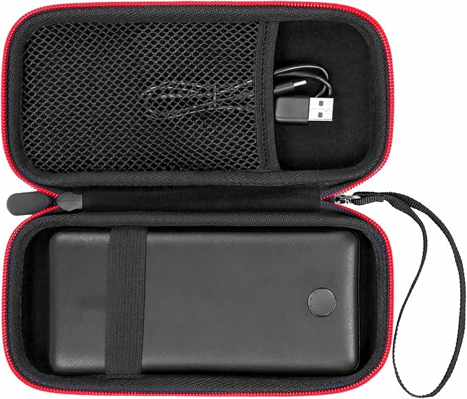 Travel Case Compatible with Anker/for POIYTL/for IAPOS/for SABANI/for OHOVIV/for RGVOTA/for Pxwaxpy Portable Charger Power Bank, Storage Holder for Fast Charging Battery Pack (Case Only)