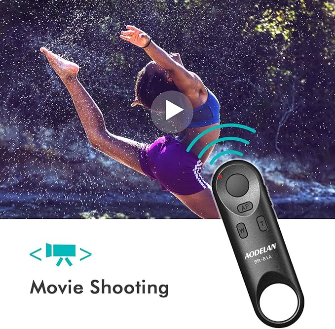 AODELAN Camera Remote Control for Canon EOS RP, EOS R, R5, R6, M50, M50 II, 6D Mark II, 77D, 850D, 800D, 200D, 250D, EOS Rebel SL2, Rebel T7i, T8i, 90D, EOS M6 Mark II, SX70 HS; Replaces Canon BR-E1