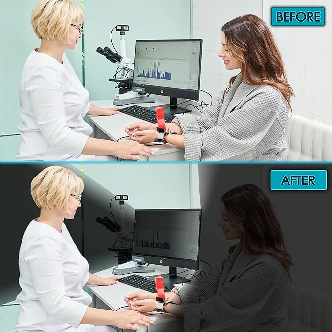 Privacy Screen Filter for 19 Inches Desktop Computer Monitor, Screen Protector size is 16.1 inch width x 10.1 inch height