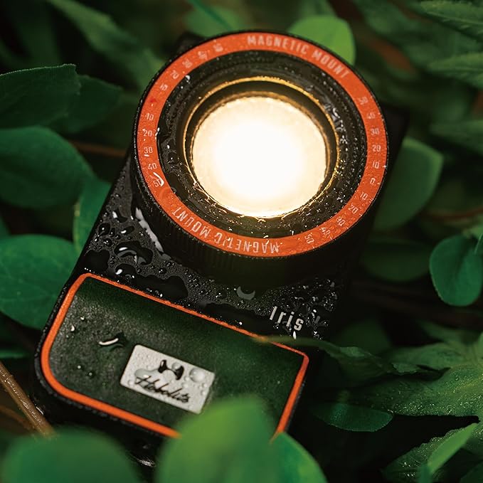 Iris Portable LED Photography Light Kit with LCD Display, App Control, CRI/TLCI 96+, 2700-6500K Bi-Color Indoor/Outdoor Lighting for Content Creators, Jungle Edition, 5W