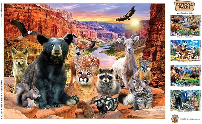 MasterPieces 500 Pieces Jigsaw Puzzle for Adults, Family, Or Youth - Grand Canyon National Park - 15"x21"