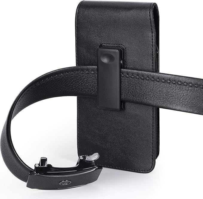 Mopaclle Phone Holster with 360° Rotating Clip,Cell Phone Belt Holder Compatible with iPhone 17 Pro Max/Air,iPhone 16 Pro Max,15 14 Pro Max & Plus,Galaxy S25+/S24+/S23+ & FE Models, Fit with Case On