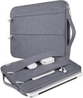 Voova Laptop Sleeve Carrying Case 14 15 Inch Compatible with MacBook Air 15 M2/M3/M4 2022-2025, MacBook Pro 15, Hp Chromebook 14, Waterproof Slim Computer Cover Bag,Grey