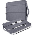 Voova Laptop Sleeve Carrying Case 14 15 Inch Compatible with MacBook Air 15 M2/M3/M4 2022-2025, MacBook Pro 15, Hp Chromebook 14, Waterproof Slim Computer Cover Bag,Grey