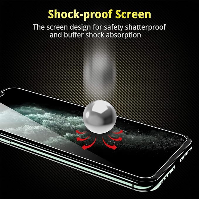 UNBREAKcable Tempered Glass for iPhone 11 Pro Max/XS Max [6.5 inches-2 Pieces] 9H Hardness Screen Protector Film/2.5D Double Defence Screen Protector – [Anti-Scratch, Anti-Fingermarks, Bubble Free]