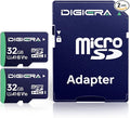 32GB CT100 microSDHC UHS-I Memory Card with Adapter - up to 100MB/s, C10, U1, V10, Full HD, A1, Micro SD Card for Smartphones, Tablets, Cameras, Gaming Consoles, and Drones (2 Pack)