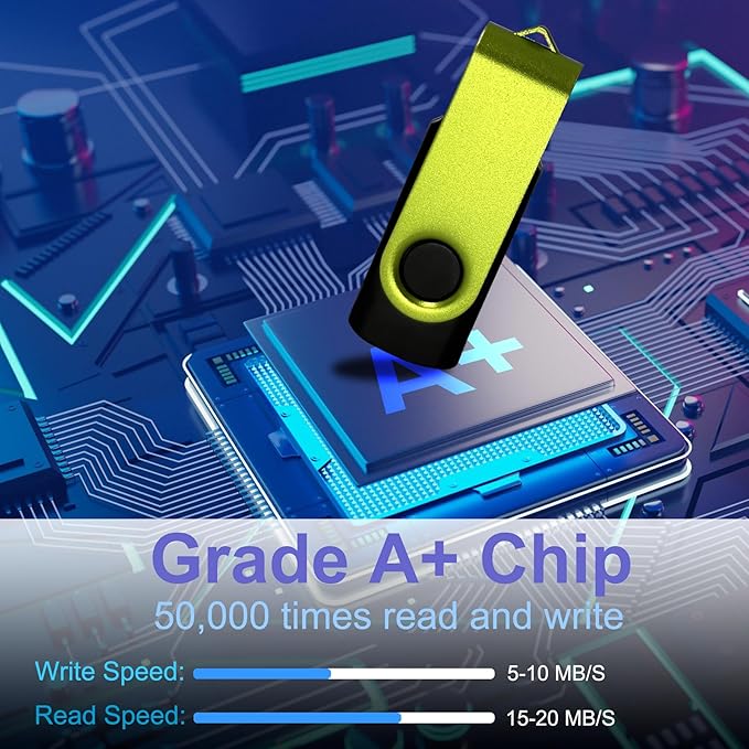 Thumb Drive 16GB FAT32 USB Flash Drives 20 Pack 16 GB USB 2.0 Jump Drives Multipack Flash Memory Stick Zip Drive Pendrive 20Pack with 20PCS Lanyards Label (Green Sliver 16gig)